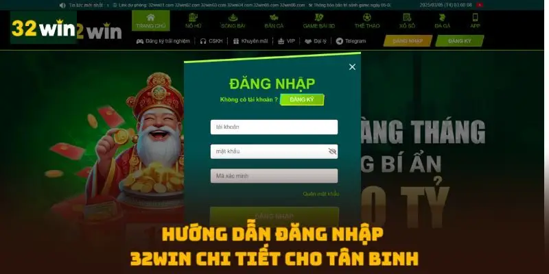 Đăng Nhập 32WIN